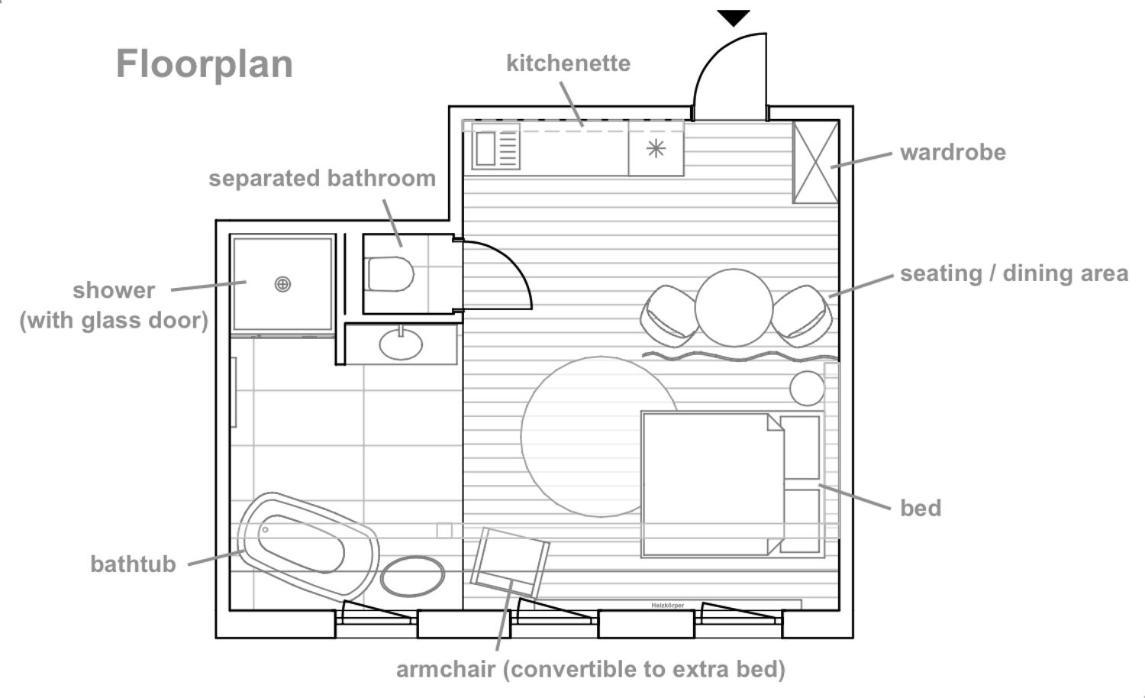 Zentrale 1-Zimmer-Ferienwohnung Mit Digitalem Check In ホーフ エクステリア 写真