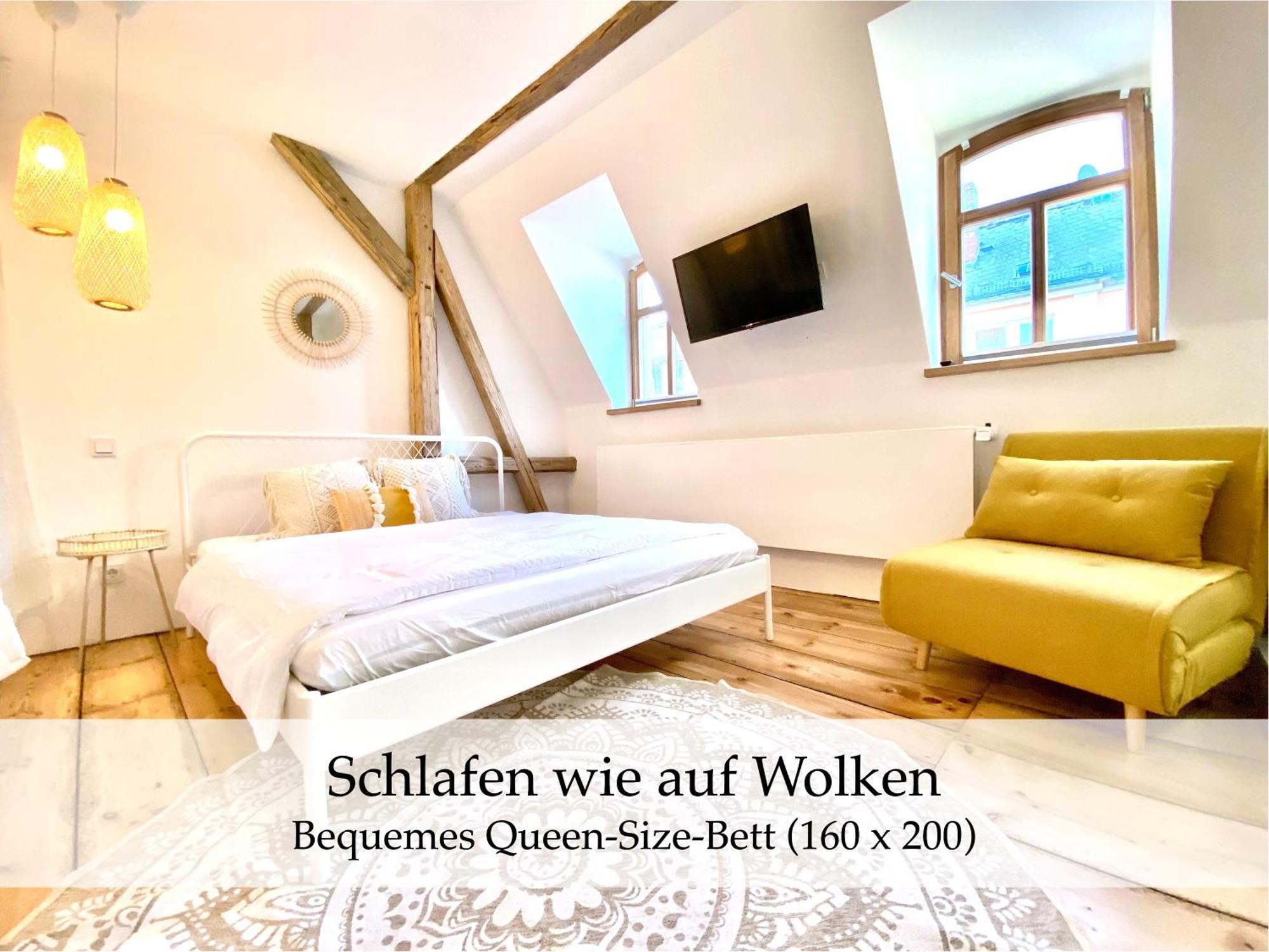 Zentrale 1-Zimmer-Ferienwohnung Mit Digitalem Check In ホーフ エクステリア 写真